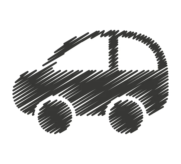 Coche auto sedán icono — Vector de stock