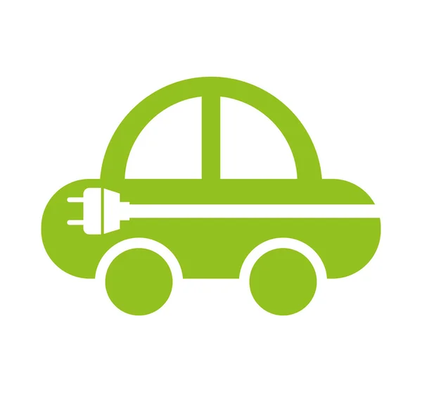 Автомобільна екологія ізольована ікона — стоковий вектор