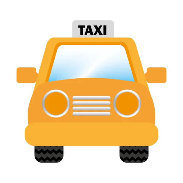 Taxi service public icon — Stock Vector