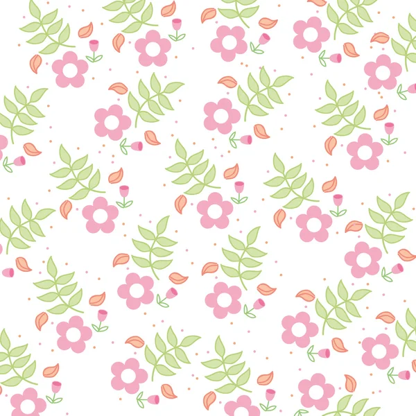 Flowers floral pattern icon — Stock Vector