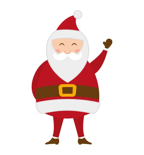 Santa claus character icon — Stock Vector