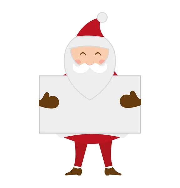 Santa claus character icon — Stock Vector