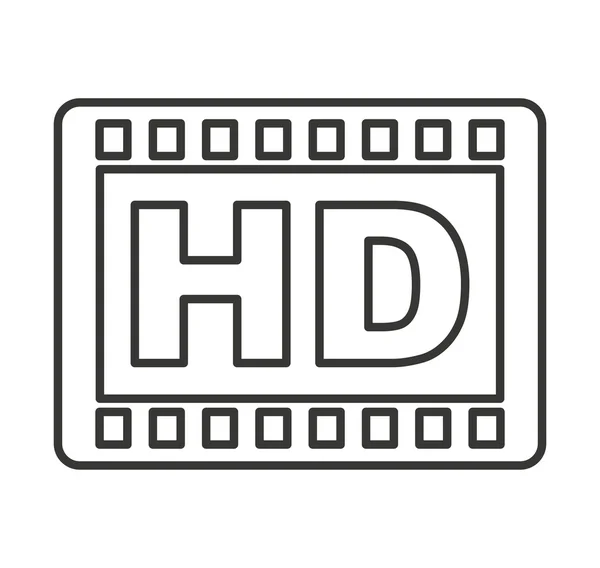 Botón de reproductor multimedia icono de reproducción — Archivo Imágenes Vectoriales