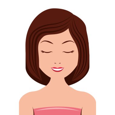 kadın kadın threatment spa simgesi