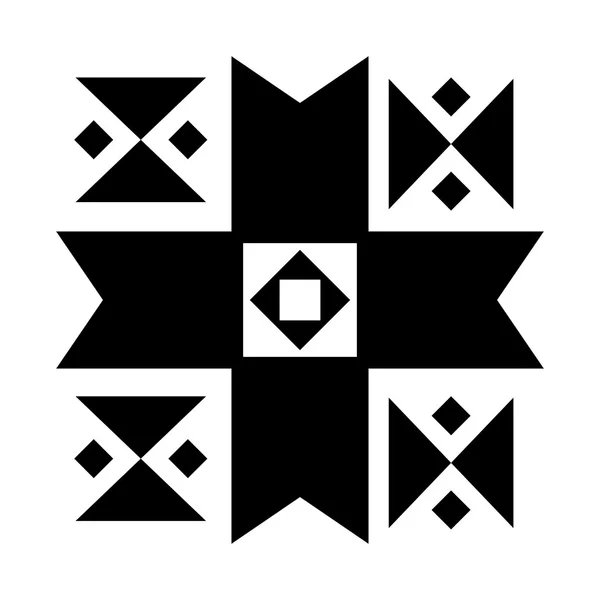 纺织图案几何装饰图标 — 图库矢量图片