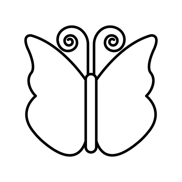 Икона крыльев бабочки — стоковый вектор