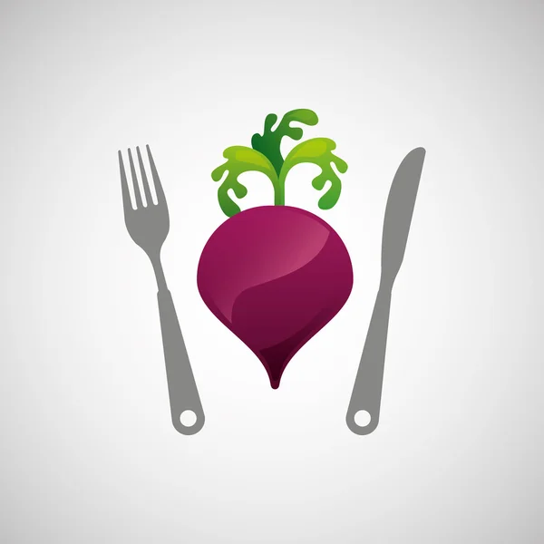 Fresh fruit icon — Stock Vector