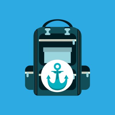 tatil plaj simgesini