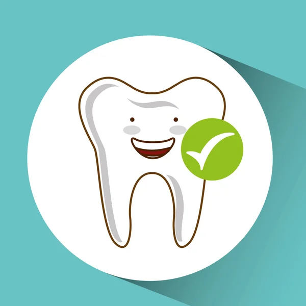Diş bakımı simgesi — Stok Vektör