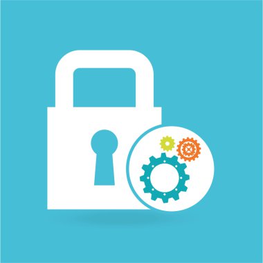 Dişliler ve teknoloji simgesi