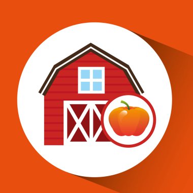 çiftlik ve kabak simgesi