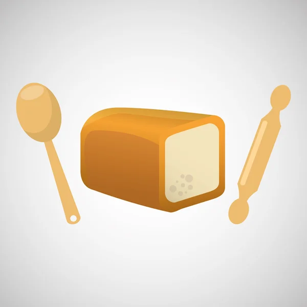 Икона хлебобулочных продуктов — стоковый вектор
