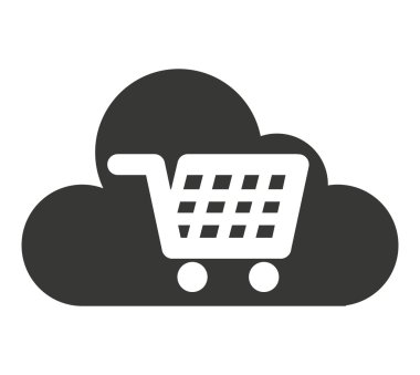 bulut bilgi işlem izole simgesi