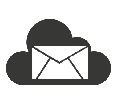 bulut bilgi işlem izole simgesi