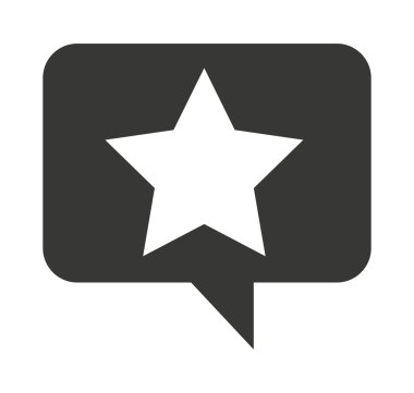 konuşma kabarcığı sosyal ortam simgesi