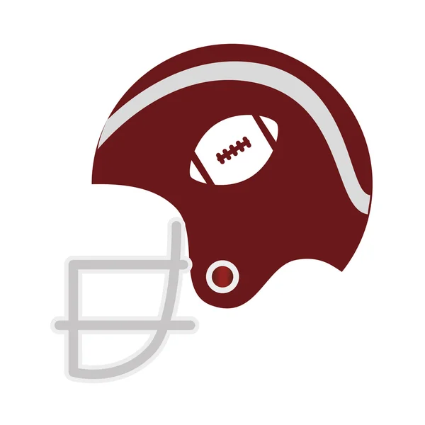 American football helmet icon vector illustration — Stock Vector