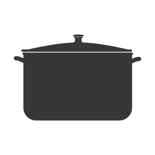 Cocina vajilla aislado icono plano, vector de ilustración . — Archivo Imágenes Vectoriales