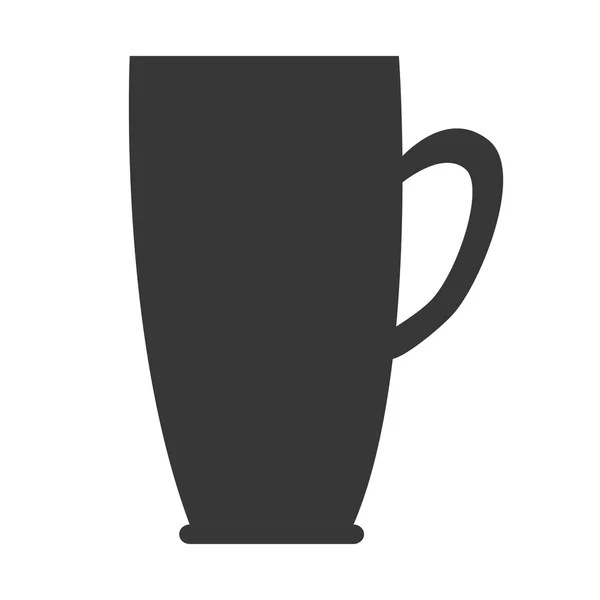 Koffie tijd themaontwerp, vectorillustratie. — Stockvector