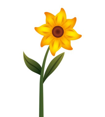 çiçek çiçek doğa simgesi