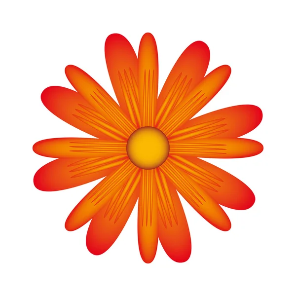 Flor naturaleza floral icono — Archivo Imágenes Vectoriales