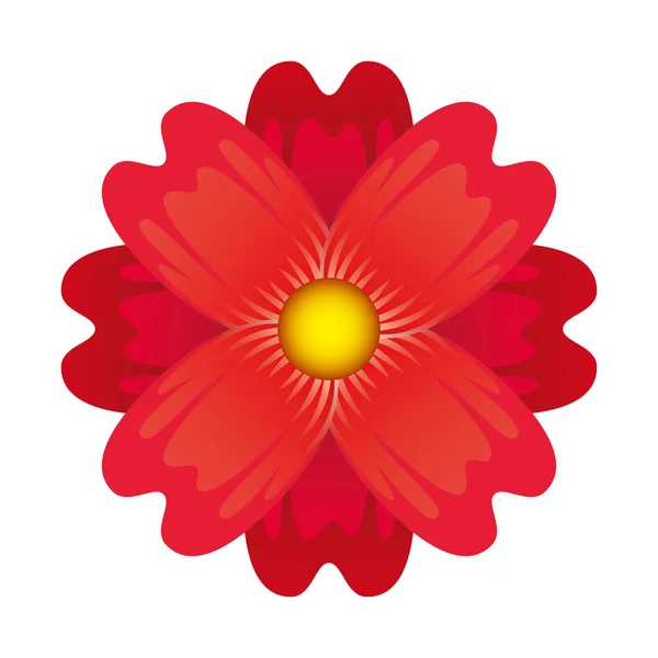 Flor naturaleza floral icono — Vector de stock