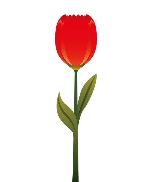 花の花自然アイコン — ストックベクタ