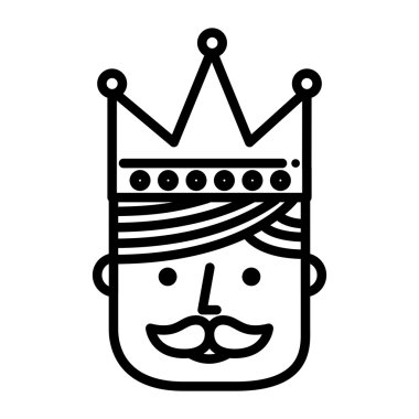 taç Kral çizilmiş simgesi