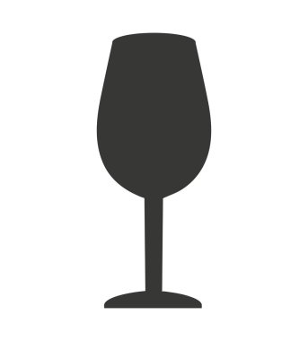 şarap bardak içki içecek siluet simge