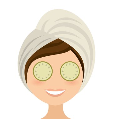 kadın kadın threatment spa simgesi