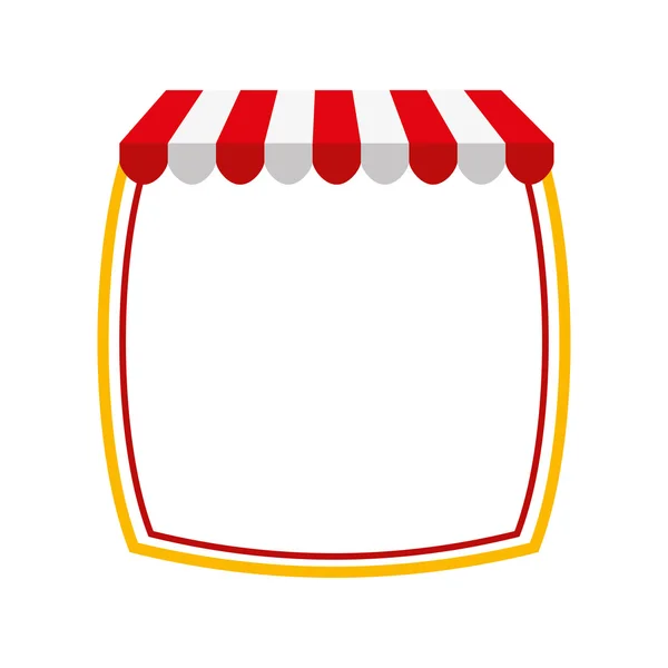 Tienda de sombrillas icono — Vector de stock