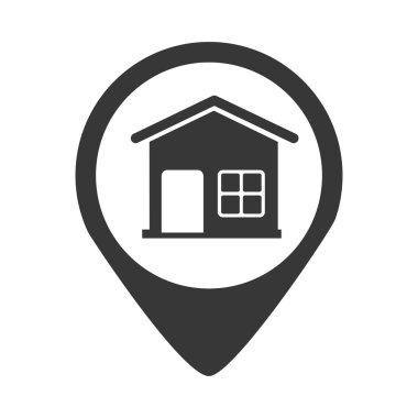 Arama Emlak simge vektör çizim