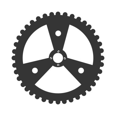 COG wheel simge vektör çizim dişli