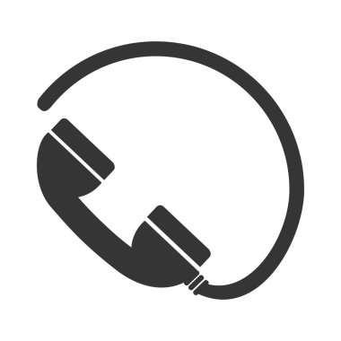 CallCenter telefon hizmeti simge vektör çizim