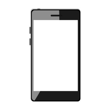 smartphone telefon teknoloji simgesi, vektör çizim simgesi