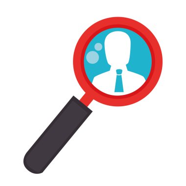 İşadamı Tema tasarım, vektör çizim simgesi.