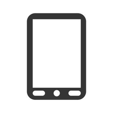 smartphone telefon teknoloji simgesi, vektör çizim simgesi