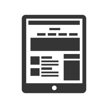 smartphone telefon teknoloji simgesi, vektör çizim simgesi