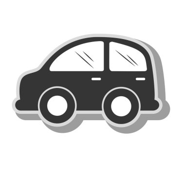 araba araç taşıma simge vektör çizim