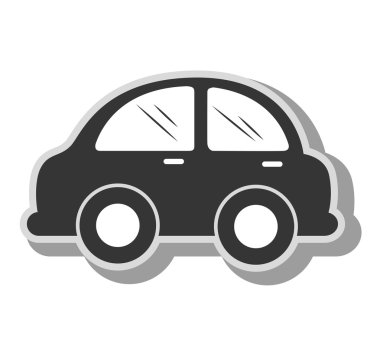 araba araç taşıma simge vektör çizim