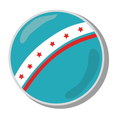 Çocuk topu oyuncak simge vektör çizim