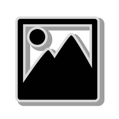 Resim yatay, dağlar ve güneş