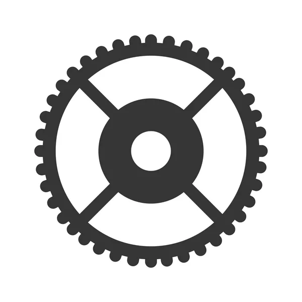 Gear cog wheel icon vector illustration — Stock Vector