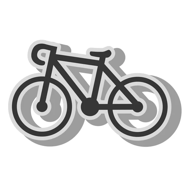 Ilustração do vetor do ícone do veículo do transporte da bicicleta — Vetor de Stock