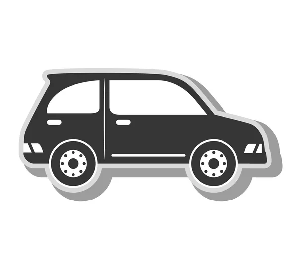 Auto Fahrzeug Transport Symbol Vektor Illustration — Stockvektor