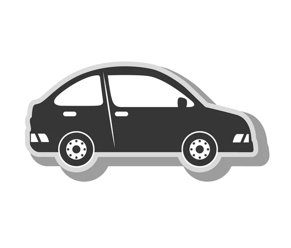 Auto Fahrzeug Transport Symbol Vektor Illustration — Stockvektor