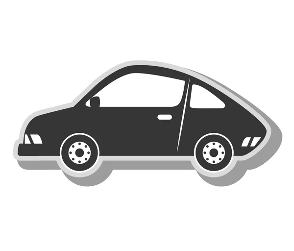 Auto Fahrzeug Transport Symbol Vektor Illustration — Stockvektor