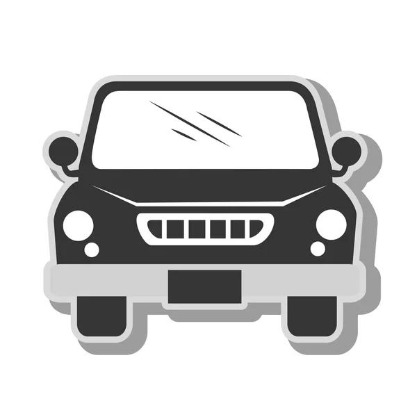 Pick-up vehículo icono de transporte vector ilustración — Archivo Imágenes Vectoriales