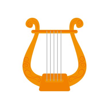 Müzik aleti ARP simge vektör çizim