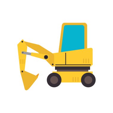 İnşaat beko simge vektör çizim altında