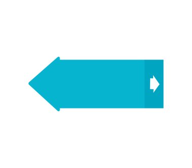 mavi ok sembol simge vektör çizim